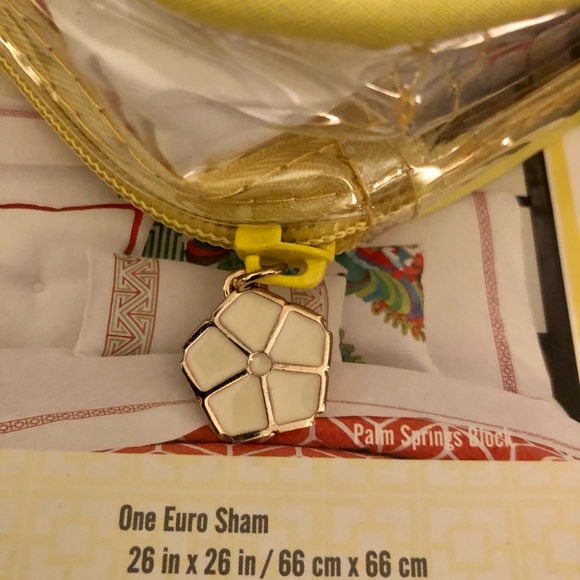 Trina Turk Euro Sham Turquoise - Picture 3 of 4